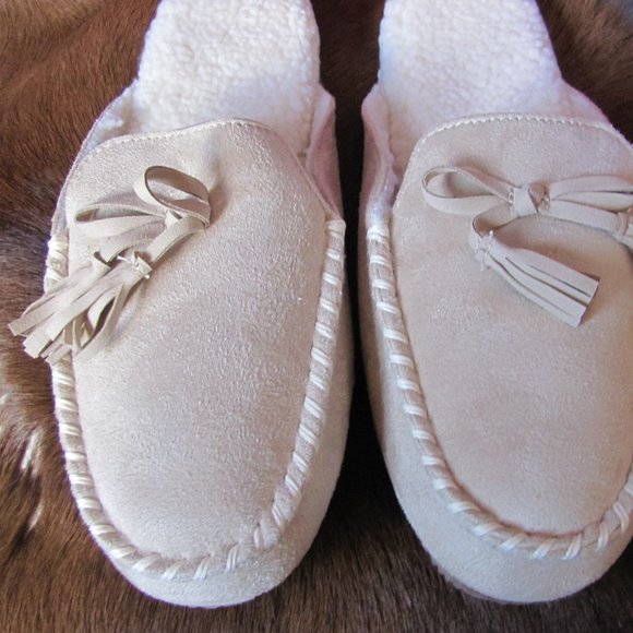 DREAMS PAIRS LADIES FAUX SHERPA & FAUX SUEDE SLIPPERS NEW IN BOX - Picture 2 of 9
